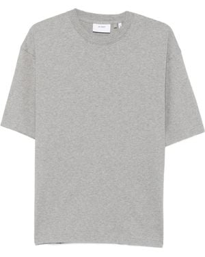 Axel Arigato Baseline Logo-Print Cotton T-Shirt - Grey