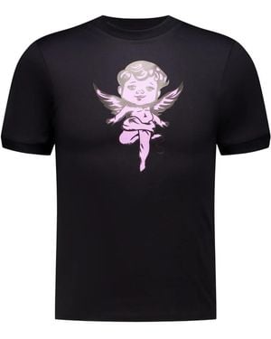 JORDANLUCA T-Shirt Mit Grafischem Print - Schwarz