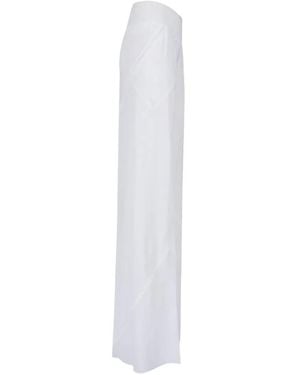Rick Owens Bias Trousers - White