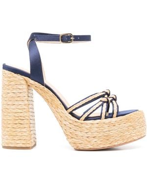 Paloma Barceló Melha 128Mm Sandals - Blue