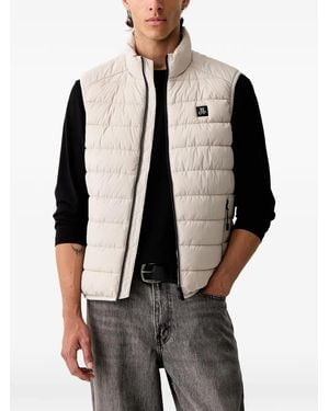Marc O' Polo Quilted Gilet - Grey