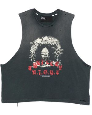 PALY Camiseta Con Efecto Envejecido - Negro