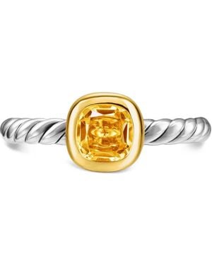 David Yurman Dy Mercer Citrine Cable Ring - Metallic