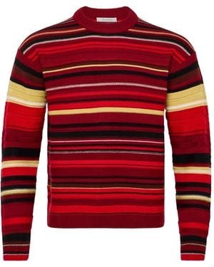 JW Anderson Striped Jumper - Red