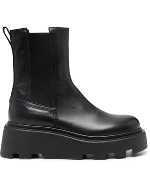 Premiata Peg 55Mm Leather Boots - Black