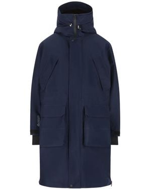 Moncler Jas Met Verstelbare Capuchon - Blauw