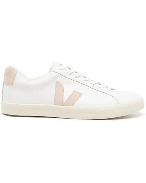Veja Baskets Esplar En Cuir - Blanc