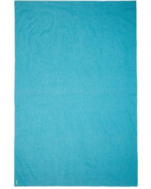 Eres Pareo Cabine Con Ribete En Contraste - Azul