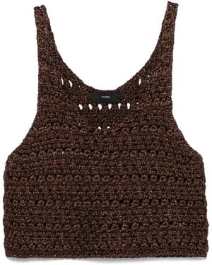 Alanui Ray Of Light Top - Brown