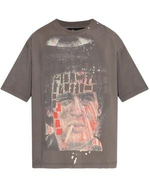 MISBHV X Ray Johnson James Dean T-Shirt - Grey