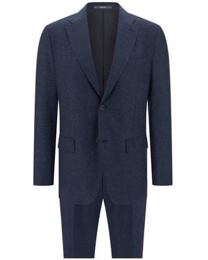 BOGGI Suit Herringbone - Blue