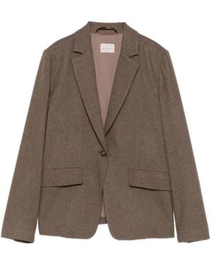 Emme Emmastro Single-Breasted Blazer - Brown
