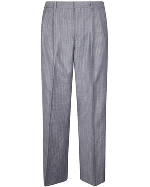 sunflower Pleated Pinstripe Pants - Gray
