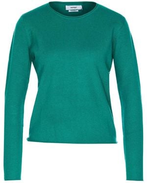 Not Shy Kasjmier Trui Met Ronde Hals - Groen