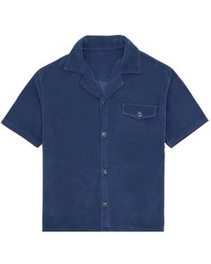 Fortela Arlo Terry Cotton Shirt - Blue