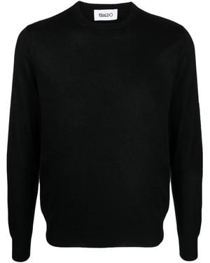 Eraldo Pullover Mit Rundem Ausschnitt - Schwarz