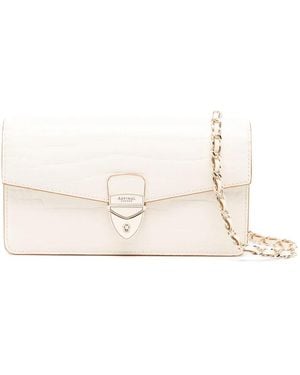 Aspinal of London Mayfair 2 クラッチバッグ - ナチュラル