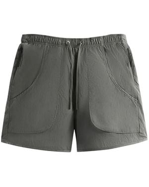 Kith Wrinkle Fowler Running Shorts - Grey