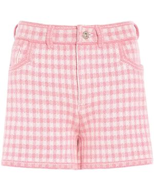 Barrie Shorts A Quadretti - Rosa