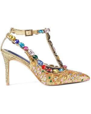 Kurt Geiger Sequin Embellished Pumps - White