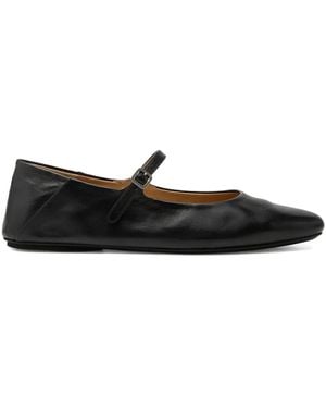 Marsèll Strascico Buckle-Strap Ballerina Shoes - Black