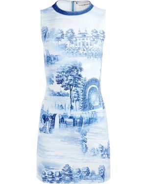 Alice + Olivia Wynell Mini Dress - Blue