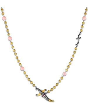 Sevan Bıçakçı Diamond And Ruby Necklace - Metallic