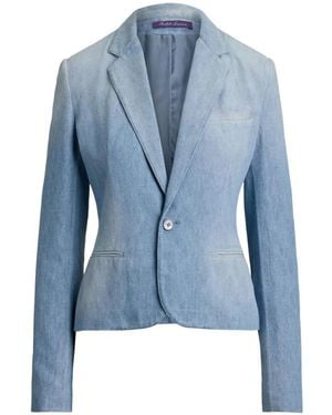 Ralph Lauren Lochlan Denim Blazer - Blauw