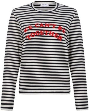 McQueen Jersey A Rayas - Blanco