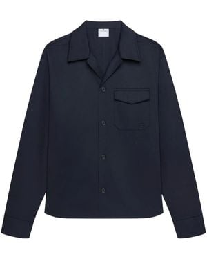 Courreges Chest-Pocket Shirt - Blue