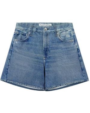 Rag & Bone Five-Pocket Shorts - Blue