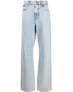 Philipp Plein Iconic Loose Fit Jeans - Blue