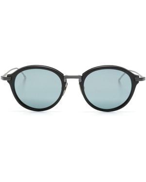 Thom Browne Round-Frame Sunglasses - Black