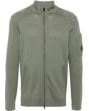 C.P. Company Sea Island Cardigan - Green