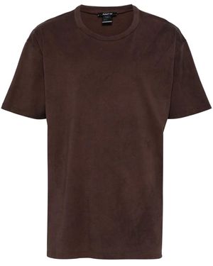 Avant Toi マーブルエフェクト Tシャツ - ブラウン