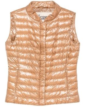 Herno Vera キルティングベスト - ナチュラル