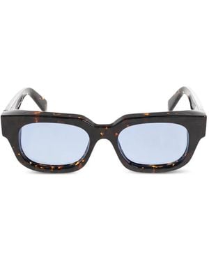 Off-White c/o Virgil Abloh Rochester Square-Frame Sunglasses - Brown
