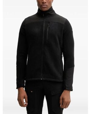 Viking Sweat En Polaire À Fermeture Zippée - Black