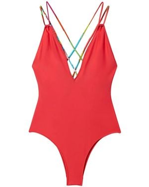 Emilio Pucci Costume Intero Iride - Rosso