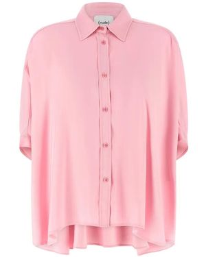Nude Buttoned Shirt - Pink