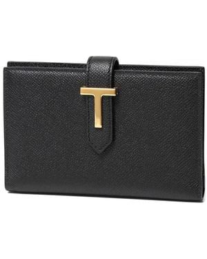 Tom Ford T-logo Wallet - ブラック