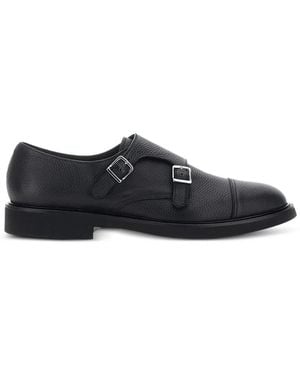 Doucal's Zapatos Monk Con Tira Doble - Negro
