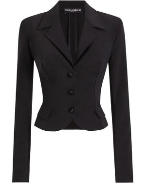 Dolce & Gabbana Blazer Scolpito - Nero