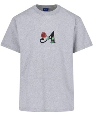 AWAKE NY ロゴ Tシャツ - グレー