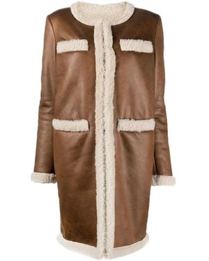 DSquared² Cappotto Senza Bavero - Marrone
