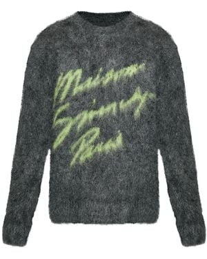 Givenchy Pull À Logo En Jacquard - Vert