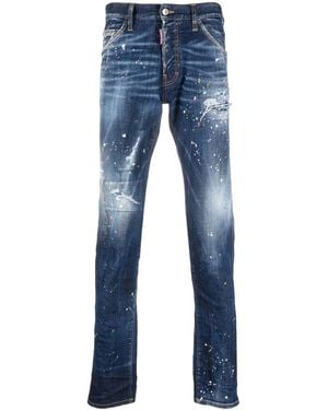 DSquared² Mid Rise Jeans - Blue