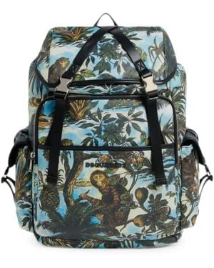 DSquared² Monkey Business Backpack - Green
