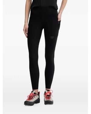 Dynafit Legging À Poche Imprimée - Black