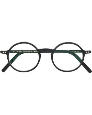 Lunor Brille Mit Rundem Gestell - Schwarz